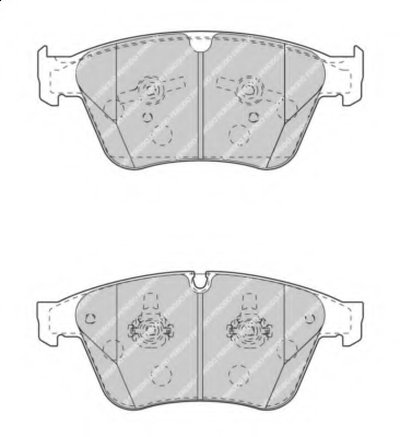 Комплект тормозных колодок, дисковый тормоз PREMIER FERODO купить