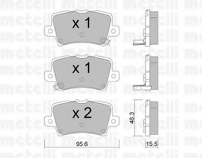 Колодки тормозные (задние) Honda Civic 1.4-2.2 05-