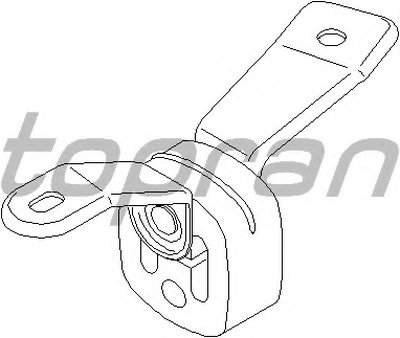 Кронштейн, глушитель TOPRAN купить