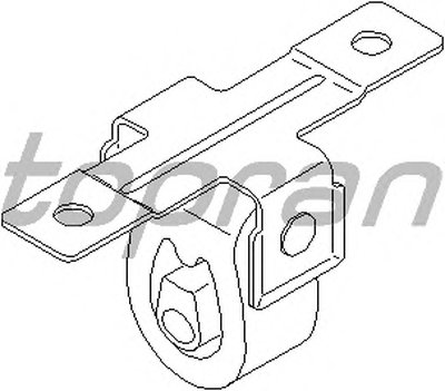 Кронштейн, глушитель TOPRAN купить