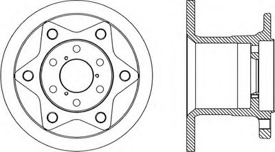 Тормозной диск ADAPTIVE OPEN PARTS купить