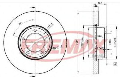 Тормозной диск Premium Carbon + FREMAX купить