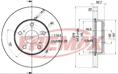 Тормозной диск Premium Carbon + FREMAX купить