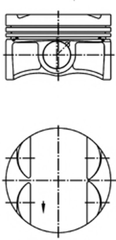 Поршень KOLBENSCHMIDT купить