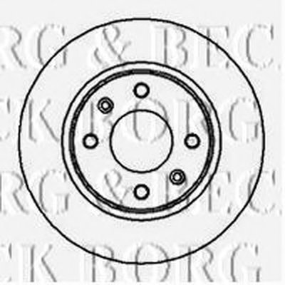 Тормозной диск BORG & BECK купить