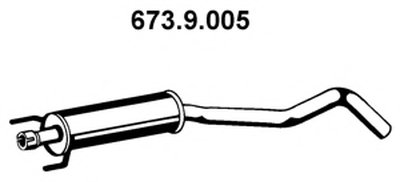 Средний глушитель выхлопных газов EBERSPÄCHER купить