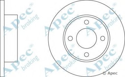 Тормозной диск APEC braking купить