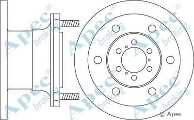 Тормозной диск APEC braking купить