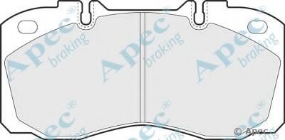 Комплект тормозных колодок, дисковый тормоз APEC braking купить