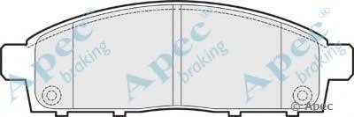 Комплект тормозных колодок, дисковый тормоз APEC braking купить