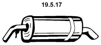 Глушитель выхлопных газов конечный EBERSPÄCHER купить