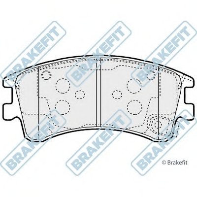 Комплект тормозных колодок, дисковый тормоз Brake Fit APEC braking купить