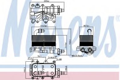 Масляный радиатор, автоматическая коробка передач NISSENS Придбати
