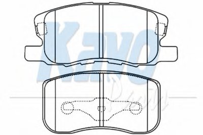 Комплект тормозных колодок, дисковый тормоз MK KASHIYAMA KAVO PARTS купить