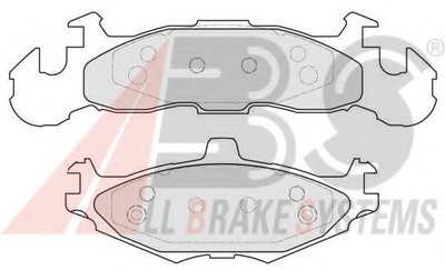 Комплект тормозных колодок, дисковый тормоз A.B.S. купить