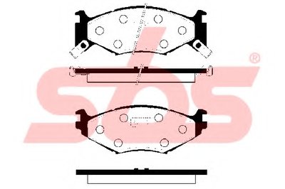 Комплект тормозных колодок, дисковый тормоз sbs купить