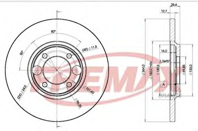 Тормозной диск Premium Carbon + FREMAX купить