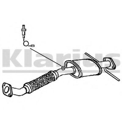Средний глушитель выхлопных газов KLARIUS купить