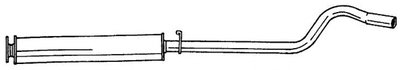 Средний глушитель выхлопных газов SIGAM купить