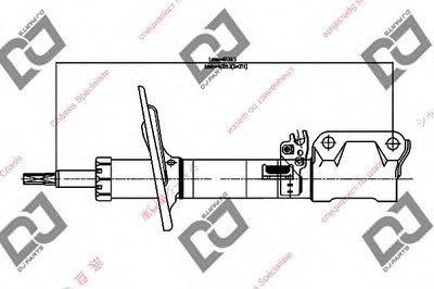 Амортизатор DJ PARTS купить