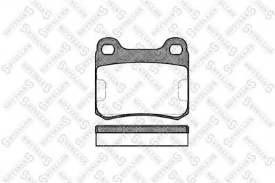Комплект тормозных колодок, дисковый тормоз STELLOX купить