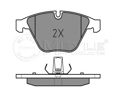 Комплект тормозных колодок, дисковый тормоз MEYLE купить