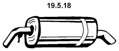 Глушитель выхлопных газов конечный EBERSPÄCHER купить