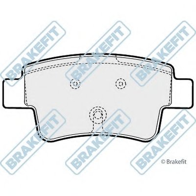 Комплект тормозных колодок, дисковый тормоз Brake Fit APEC braking купить