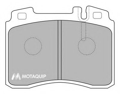 Комплект тормозных колодок, дисковый тормоз MOTAQUIP купить