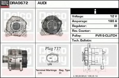 Генератор Remanufactured REMY (Light Duty) DELCO REMY купить