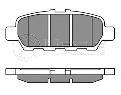 Колодки тормозные (задние) Infiniti EX/Nissan Cube/Juke/Leaf/Renault Koleos/Suzuki Grand Vitara 05-