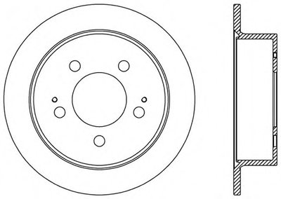 Тормозной диск ADAPTIVE OPEN PARTS купить