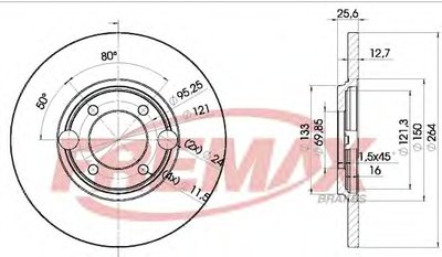 Тормозной диск Premium Carbon + FREMAX купить