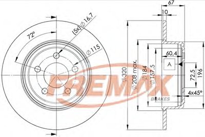 Тормозной диск Premium Carbon + FREMAX купить