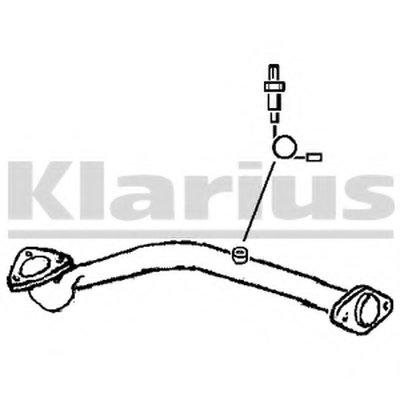 Труба выхлопного газа KLARIUS купить