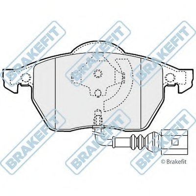 Комплект тормозных колодок, дисковый тормоз Brake Fit APEC braking купить