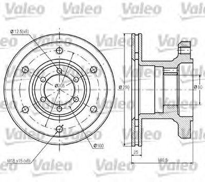 Тормозной диск VALEO купить