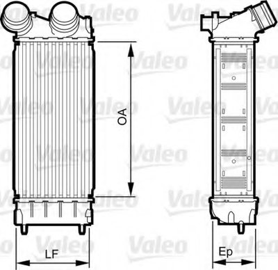 Радиатор интеркулера Citroen Berlingo/Peugeot Partner 1.6HDi/BlueHDi 08- (временно недоступно)