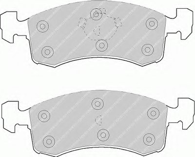 Комплект тормозных колодок, дисковый тормоз PREMIER FERODO купить