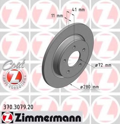 Тормозной диск COAT Z ZIMMERMANN купить