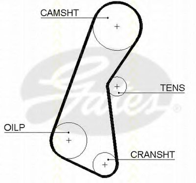 Ремень ГРМ TRISCAN купить