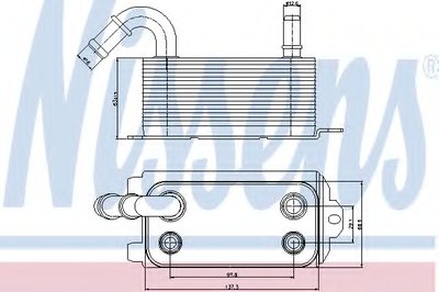 Масляный радиатор, автоматическая коробка передач NISSENS Придбати