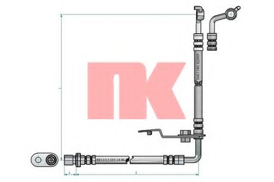 Тормозной шланг NK купить
