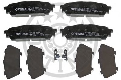 Комплект тормозных колодок, дисковый тормоз OPTIMAL купить