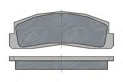 Комплект тормозных колодок, дисковый тормоз SCT Germany купить