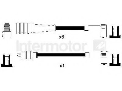 Комплект проводов зажигания Intermotor STANDARD купить