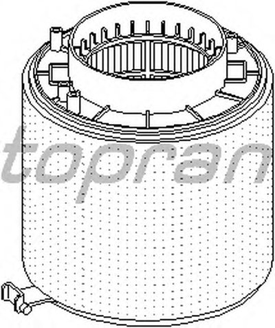Воздушный фильтр TOPRAN купить