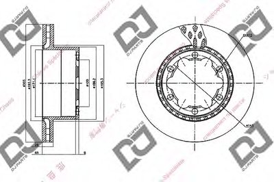 Тормозной диск DJ PARTS купить