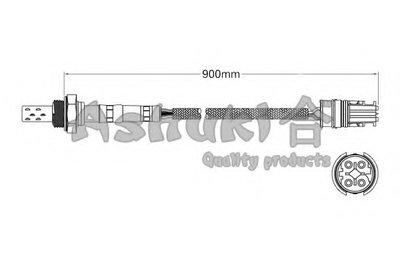 Лямда-зонд ASHUKI купить