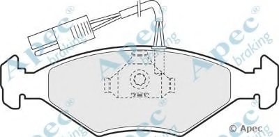 Комплект тормозных колодок, дисковый тормоз APEC braking купить
